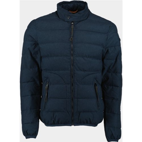 Bos Bright Blue Scotland blue winterjack jerk outdoor jacket wool look 24301je24sb/290 navy