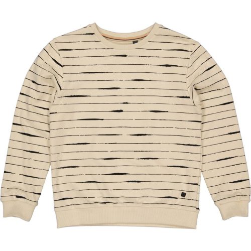 Levv Jongens sweater falko aop sand stone stripe