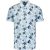 No Excess Polo pique allover printed garment dyed stretch dessin