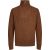 Jack & Jones Jprblacharlie knit half zip cognac