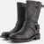 Ann Rocks Ann Rocks Biker boots zwart Leer