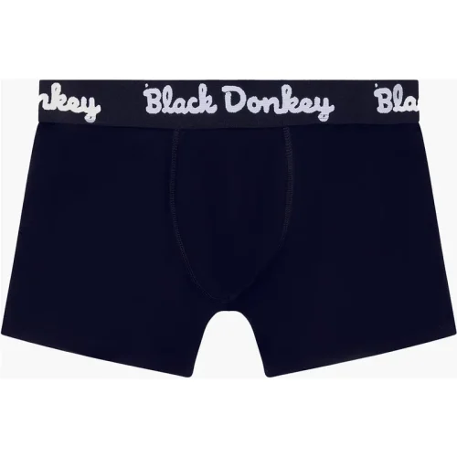 Black Donkey Men boxer 1-pack i black/white