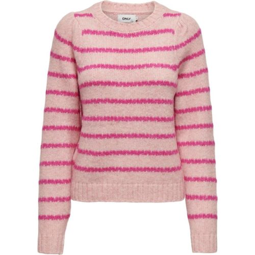 Only Onlsiloma life stripe ls o-neck kn dessin