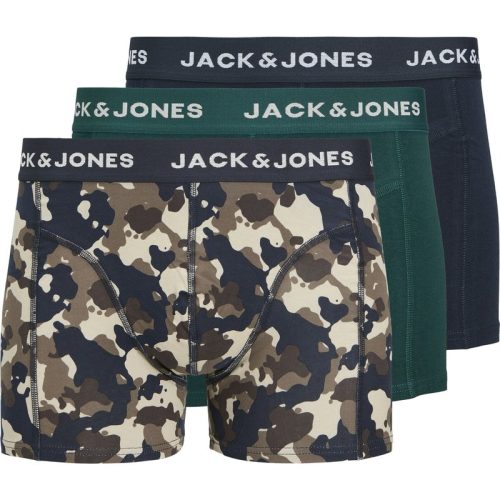 Jack & Jones Heren boxershorts trunks jaccamoflage 3-pack