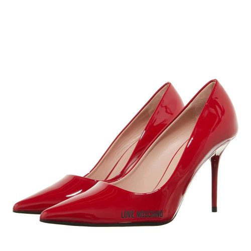 Love Moschino Pumps & high heels – Rubber Logo Scarpa Donna in rood