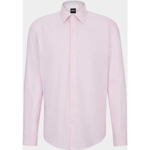 Falke Boss black business hemd lange mouw roze h-joe-kent-c3-214 10256714 01 50508772/688