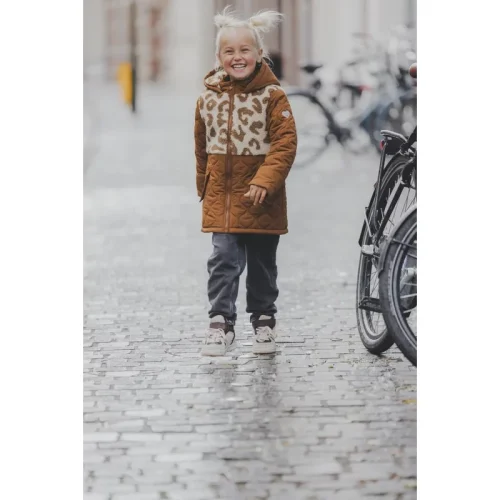 Looxs Revolution Parka little caramel teddy voor meisjes in de kleur