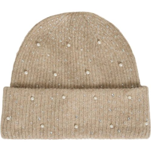 Vila visummer beanie/ef 14099942 natural melange