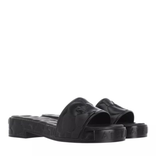 Valentino Garavani Sandalen – Atelier 03 Rose Edition Flat Slides in zwart