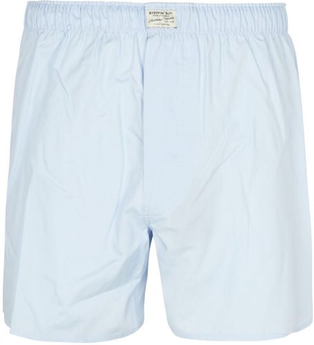 Steppin’ Out Boxershort Poplin Solid Licht Blauw