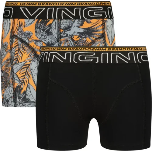 Vingino Jongens ondergoed 2-pack boxers leaf deep