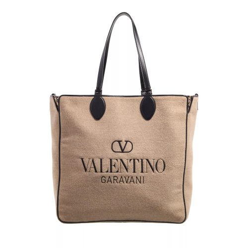 Valentino Garavani Shoppers – Big Tote Bag With Logo in beige