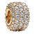 Pandora Charms – 14k Gold-plated charm withcubic zirconia in gold