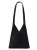 MM6 Maison Margiela Shoppers – Flap Japanese Hobo Bag  – Black – Leather in zwart