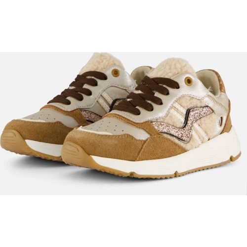 Muyters Muyters Teddy Sneakers beige Imitatieleer