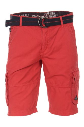 Casa Moda Casual Fit Cargo Shorts rood, Effen