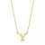 Isabel Bernard Kettingen – Le Marais Chloé 14 Karat Initial Necklace Letter Y in gold