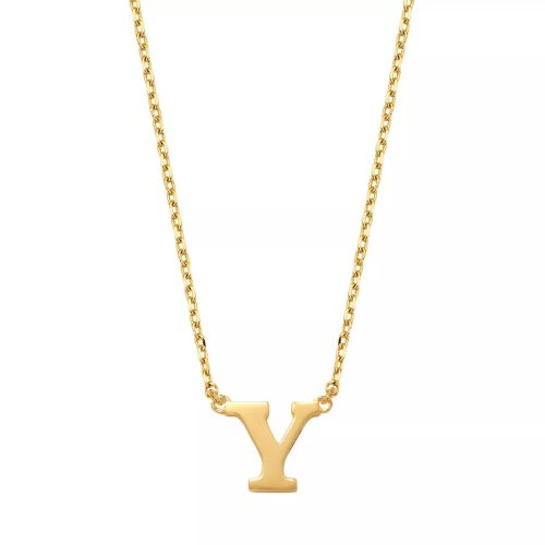 Isabel Bernard Kettingen – Le Marais Chloé 14 Karat Initial Necklace Letter Y in gold