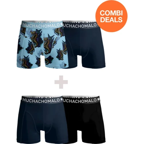 Muchachomalo Heren 2+2-pack boxershorts print