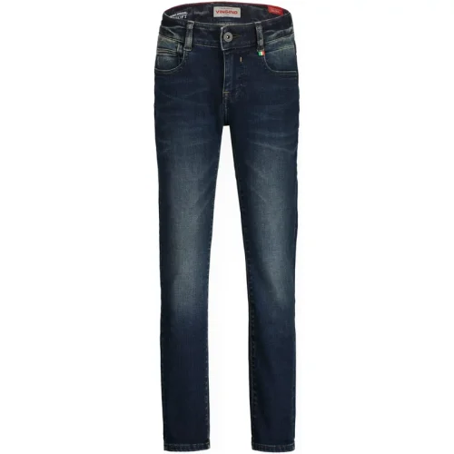 Vingino Jongens jeans amos skinny fit super soft dark used