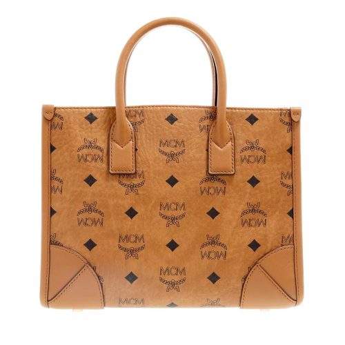 MCM Totes & shoppers – Munchen Vi Tote Small in cognac