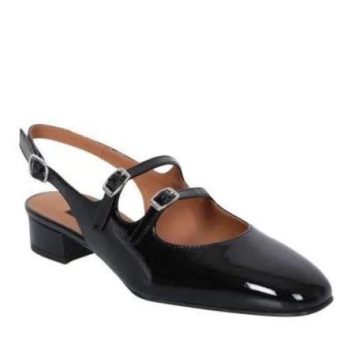 Carel Paris Sandalen – Black Mary Jane Pêche Sandals in zwart