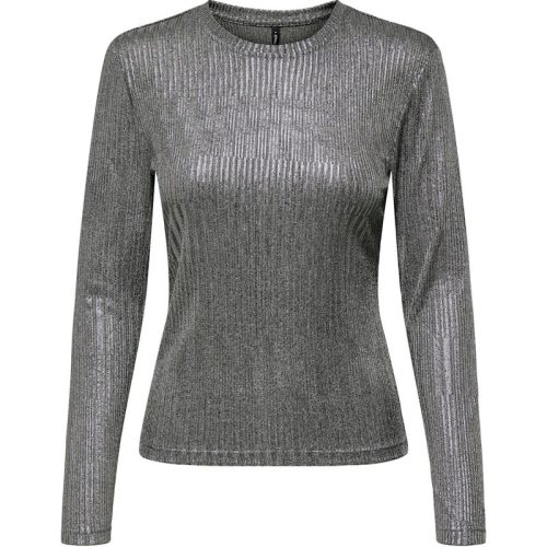 Only onlmirinda life l/s o-neck top jrs 15333626 dark grey