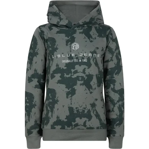 Indian Blue Indian blue jongens hoodie aop indian frost