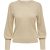 Vila Vituli ls v-neck gliter knit topp zand