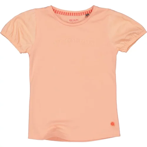 Quapi Meisjes t-shirt qteddi peach