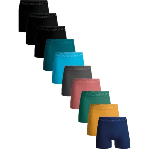 Muchachomalo Heren 10-pack boxershorts effen