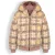 NoNo Meisjes reversible winterjas bomby taupe