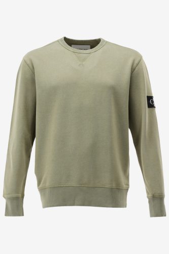 Calvin klein sweater washed badge crew ne