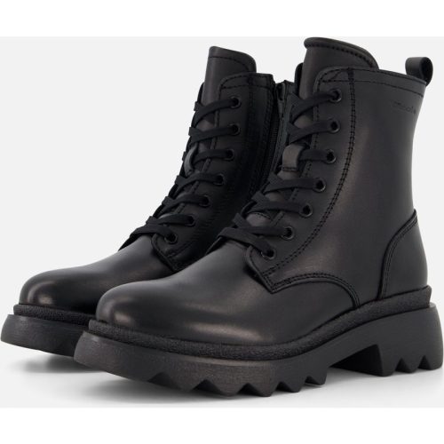 Tamaris Tamaris Veterboots zwart Leer