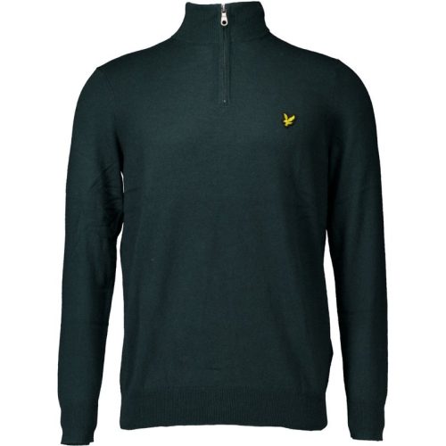 Lyle and Scott Lyle&scott cotton merino quarter zip truien kn2112vc