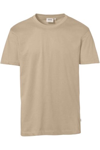 HAKRO 292 Comfort Fit T-Shirt ronde hals zand, Effen