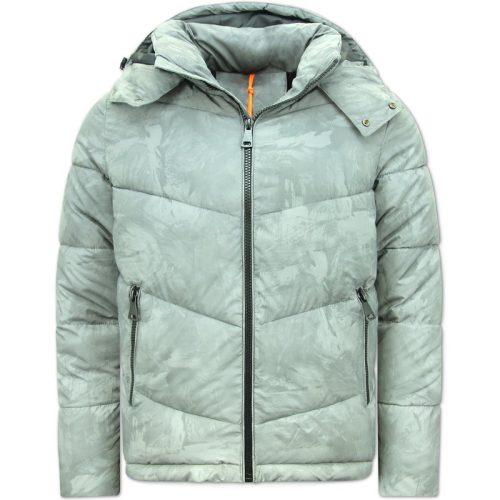 Enos Reflector puffer jas met capuchon