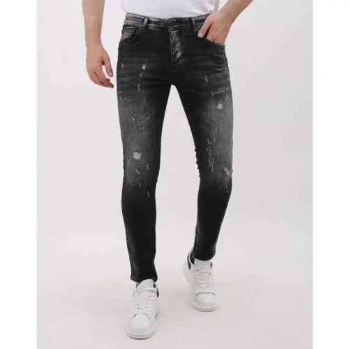 Mario Morato Ripped jeans slim fit met stretch mm