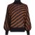 King Louie Tina top spiro stripe copper