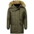 Just Key Parka jas met bontkraag