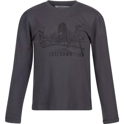 Regatta Kinderen/kinderen wenbie iii lost downtown t-shirt met lange mouwen