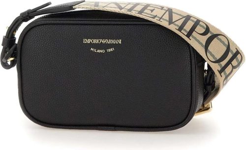 Emporio Armani Crossbody bags – Camera Case Simil Cervo in zwart