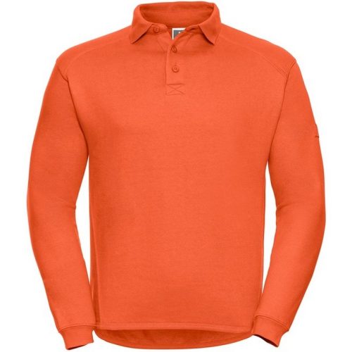 Russell Athletic Heren sweatshirt met kraag voor zwaar gebruik