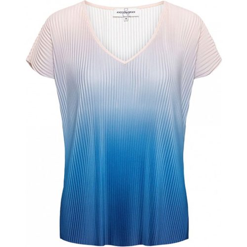 &Co Woman &co women top jade plisse cobalt