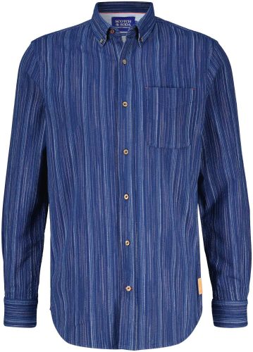 Scotch & Soda Overhemd Blauw heren