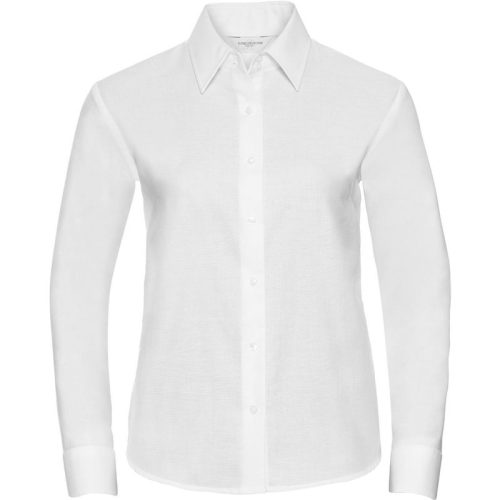 Russell Athletic Collectie dames lange mouw easy care oxford shirt