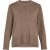 Vila viostria o-neck l/s knit top-noos 14102628 fossil