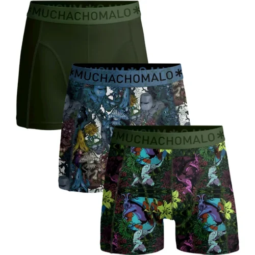 Muchachomalo Heren 3-pack boxershorts earth elements