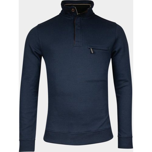 Baileys Half Zip Blauw Sweatshirt 1/2 Zip 423191/69