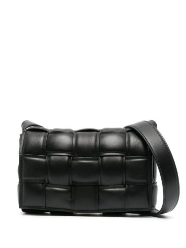 Bottega Veneta Shoppers – Black Foldover Bag in zwart